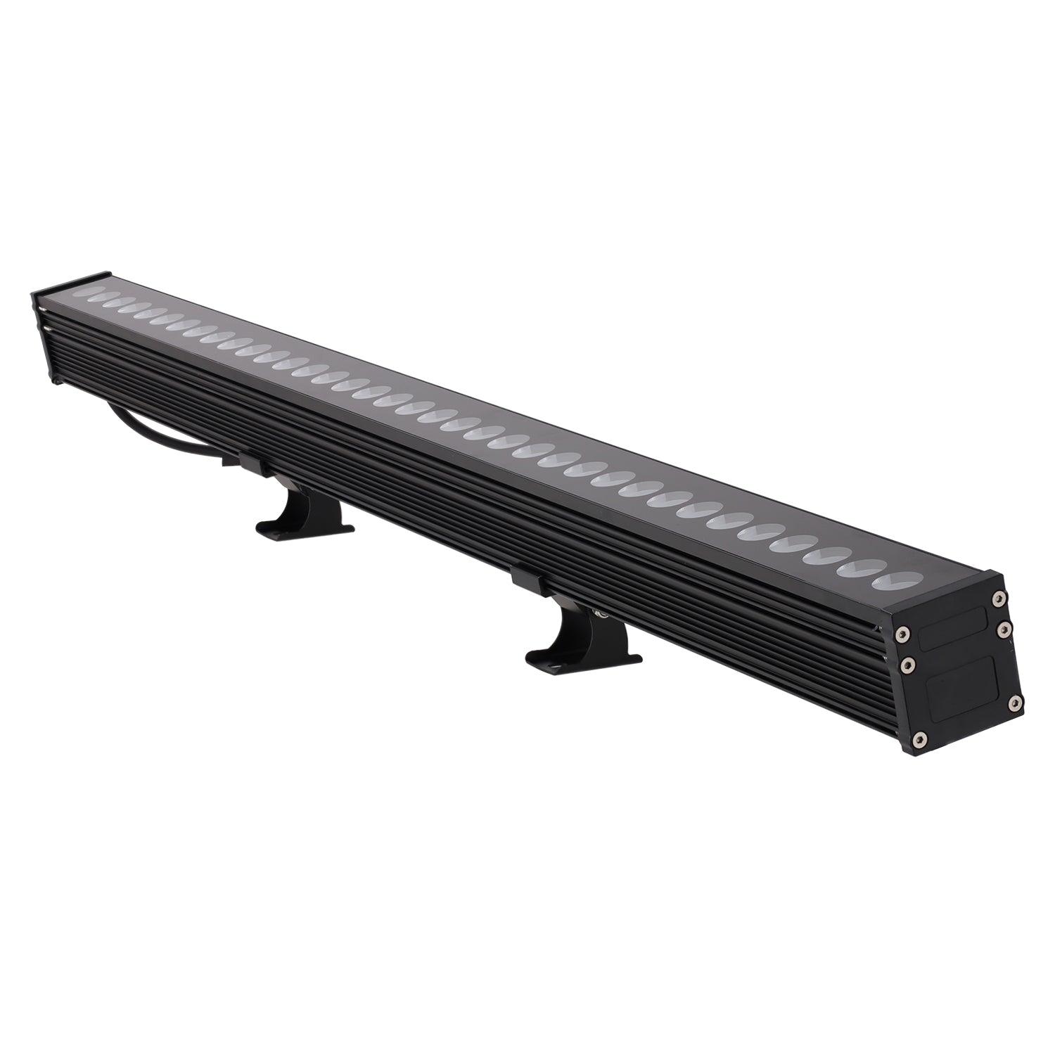 Luminária de parede LED RGB/CW de 80 W, 100 lm/W, 30°, com comando à distância, sistema TUYA