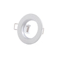 Aro Downlight Circular "Sara" Acero 81mm - Blanco