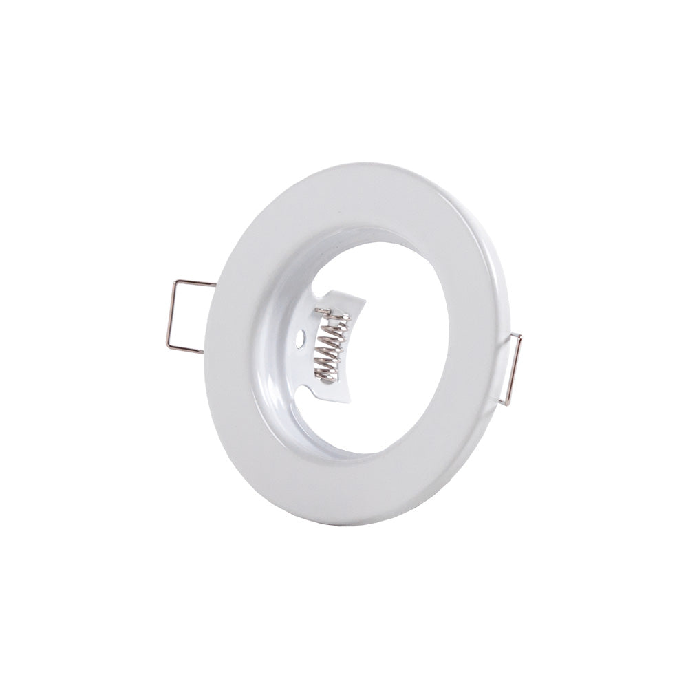 Anel Downlight Circular "Sara" Aço 81Mm - Branco