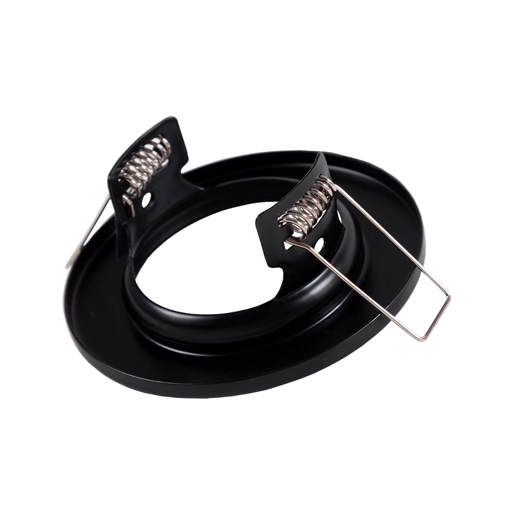 Anel Downlight Circular "Sara" Aço 81Mm - Preto