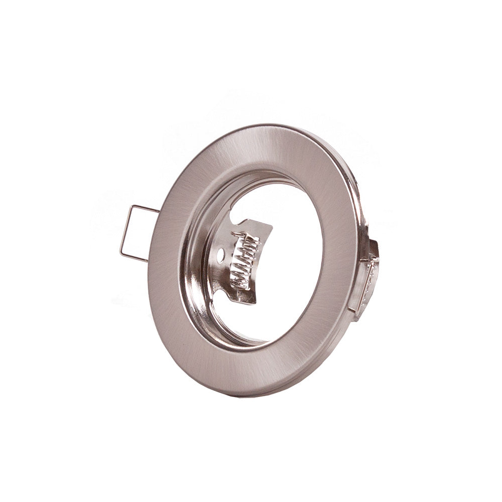 Anillo Downlight Circular "Sara" Acero 81Mm - Satén