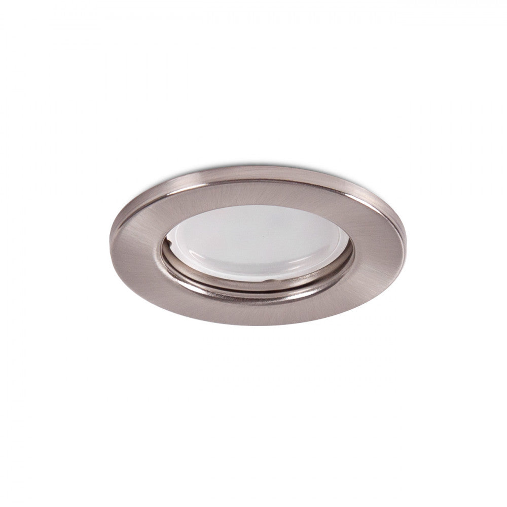 Anillo Downlight Circular "Sara" Acero 81Mm - Satén