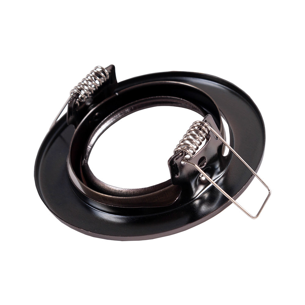 Aro Downlight Circular Inclinable "Vepa" Acero 90Mm - Latonado
