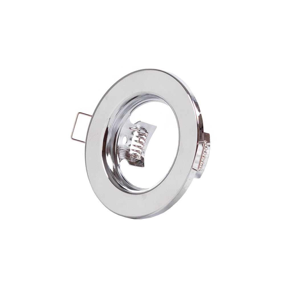 Anel Downlight Circular "Sara" Aço 81Mm - Cromado