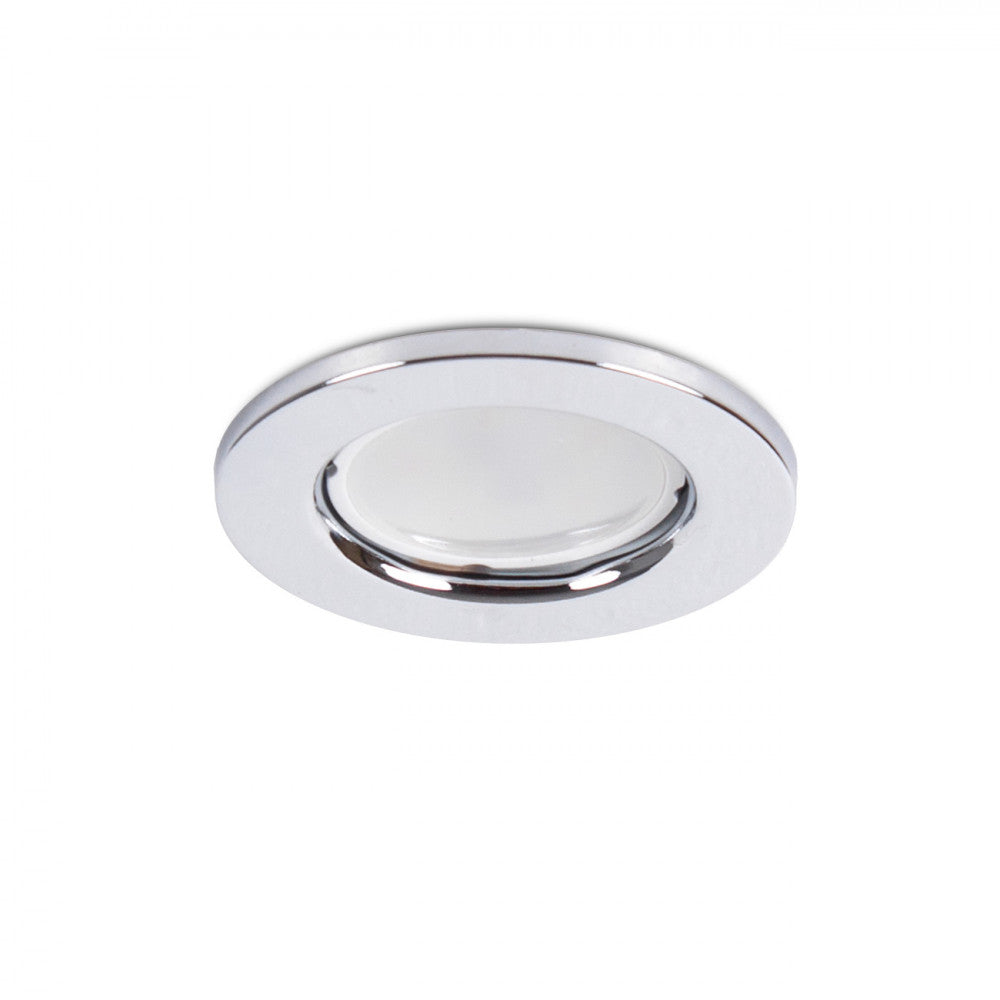 Anel Downlight Circular "Sara" Aço 81Mm - Cromado