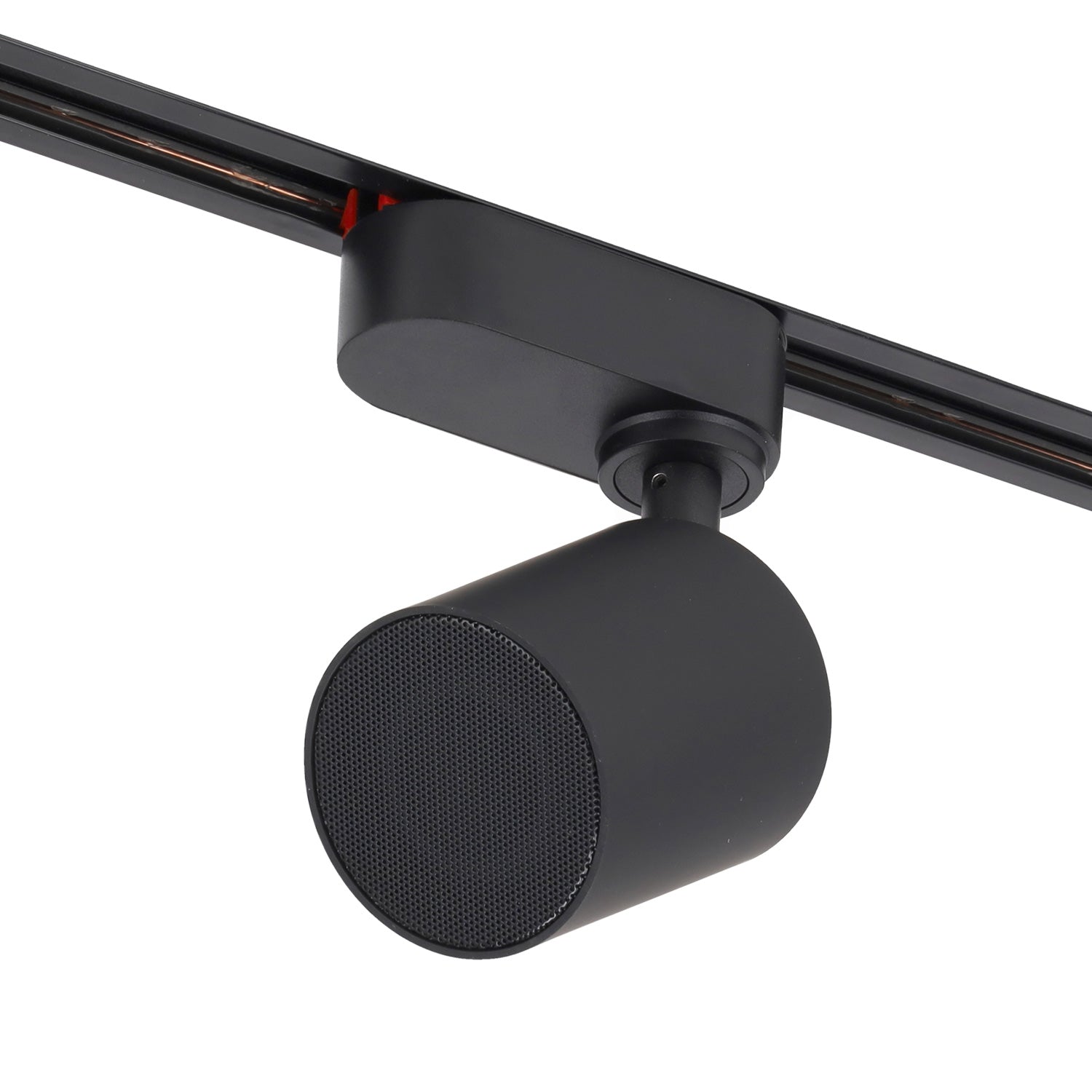 Altifalante Bluetooth monofásico de 20 W para calha de iluminação, preto