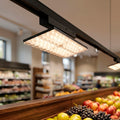 Luminária de calha LED CCT de 30 W "Market" preta