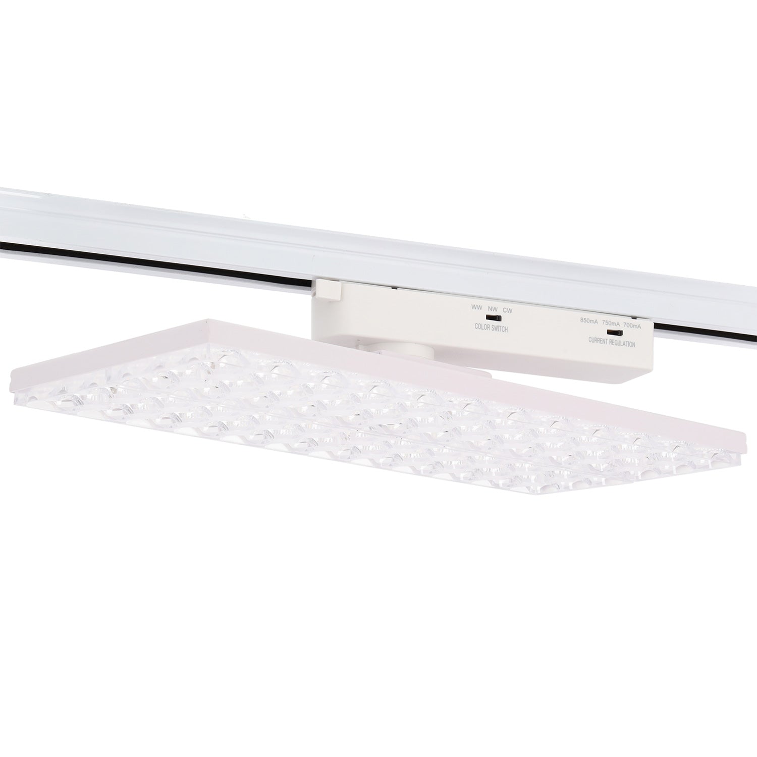 Luminária de calha LED CCT de 30 W "Market" branca