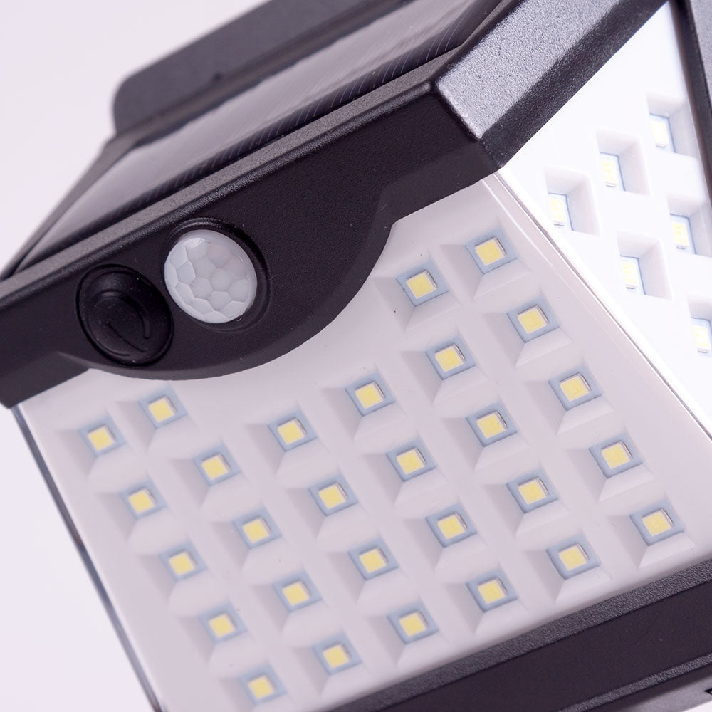 Candeeiro de Parede LED 6000ºK Sensor Solar IP65 40.000H [LUM-LUM40-PIR]