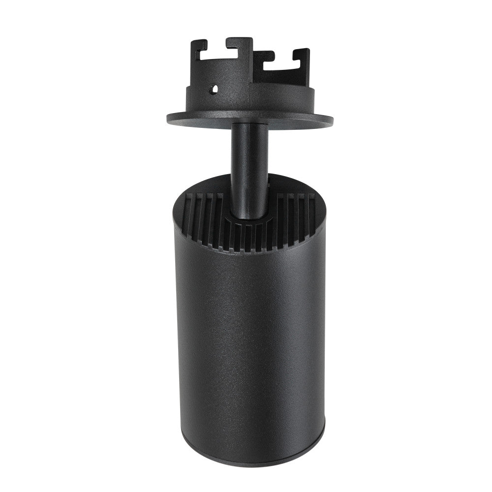 Foco empotrable GU10 negro (sin bombilla) [LUM-RGU10-B]