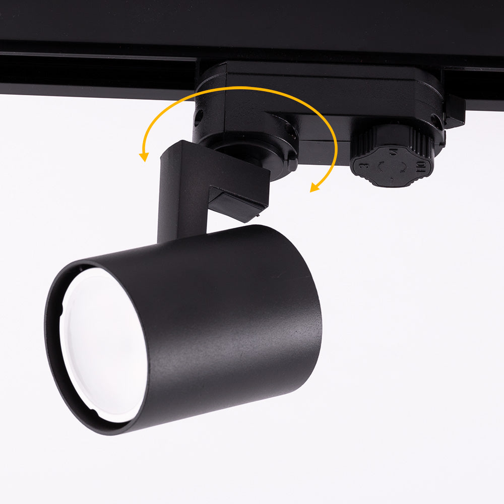 Holofote Trilha de 3 Fases "Lumiastra" 1Xgu10 Preto
