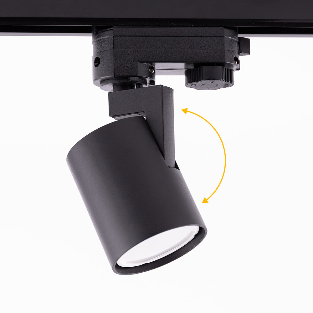 Holofote Trilha de 3 Fases "Lumiastra" 1Xgu10 Preto