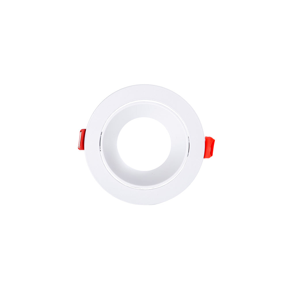 Runder Downlight GU10 ohne Lampenfassung/Lampe – Weiß