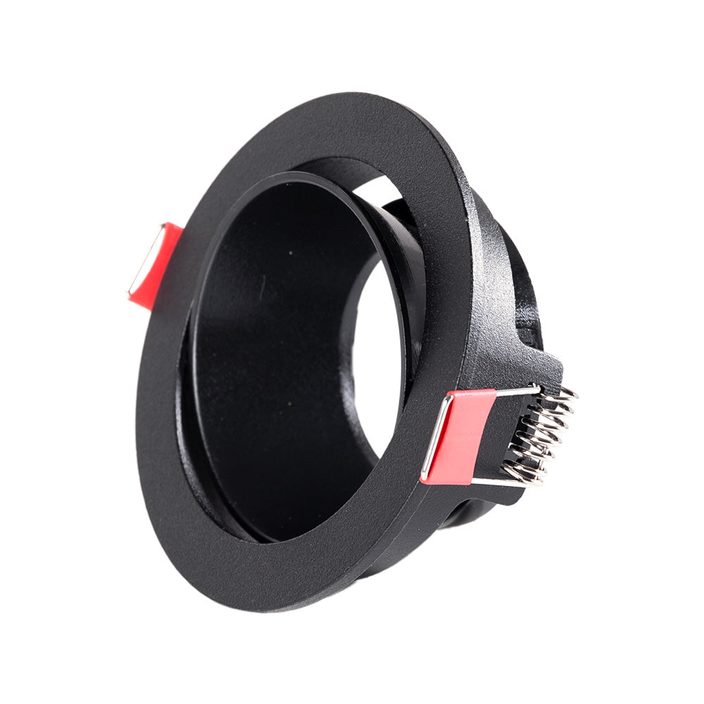 Downlight Circular Gu10 Sem Porta-Lâmpada/Lâmpada - Preto [Lum-Yc396A16]