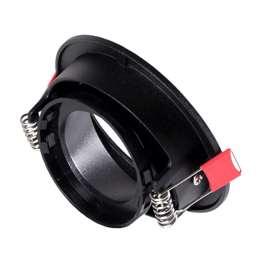 Downlight Circular Gu10 Sem Porta-Lâmpada/Lâmpada - Preto [Lum-Yc396A16]