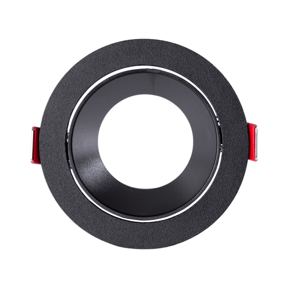 Downlight Circular Gu10 Sem Porta-Lâmpada/Lâmpada - Preto [Lum-Yc396A16]