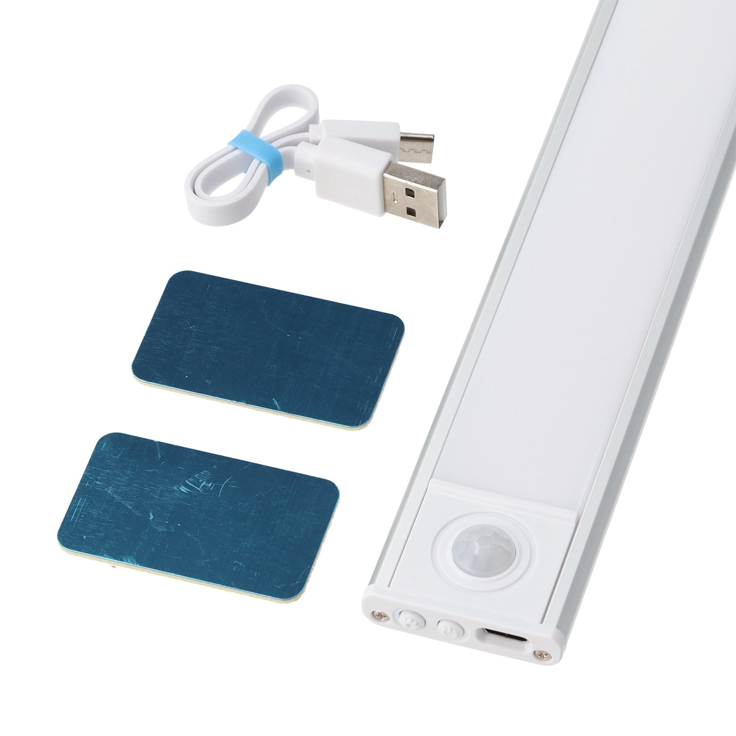 Régua de iluminação para armário 1,15W 71Lm USB-C 2,6–5V sensor inteligente CCT