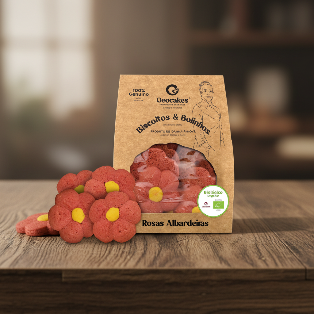 Rosas Albardeiras Biológicas, Biscoitos Artesanais (170g)