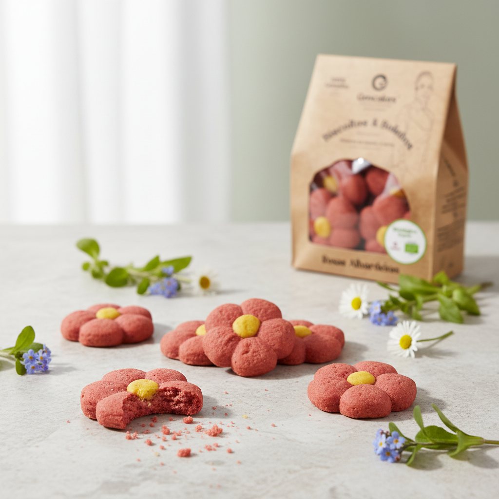 Rosas Albardeiras Biológicas, Biscoitos Artesanais (170g)