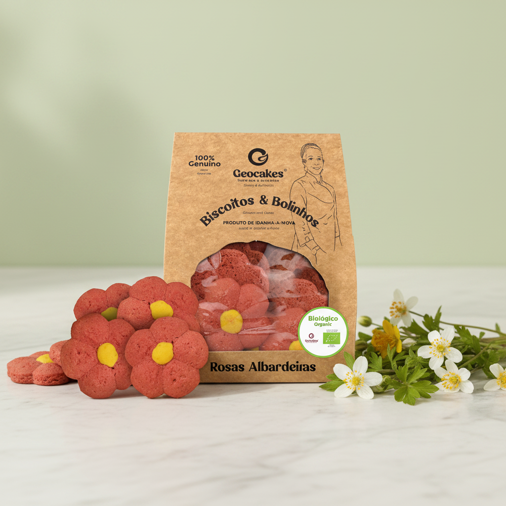 Rosas Albardeiras Biológicas, Biscoitos Artesanais (170g)