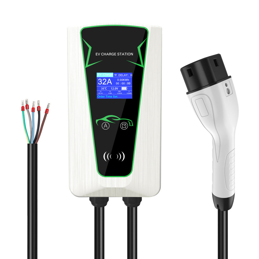 Cargador de coche eléctrico de 7kW monofásico 5m tipo 2