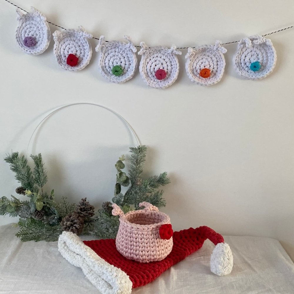 Rudolph Reindeer Christmas Ornaments Set of 4