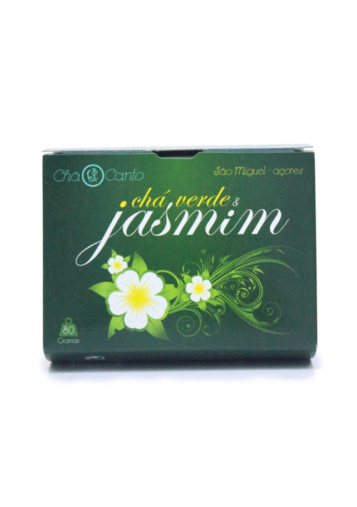 80g Azoren Chá Canto Grüner Tee mit Jasmin – Lose Blatt – Feine & Blumige Infusion