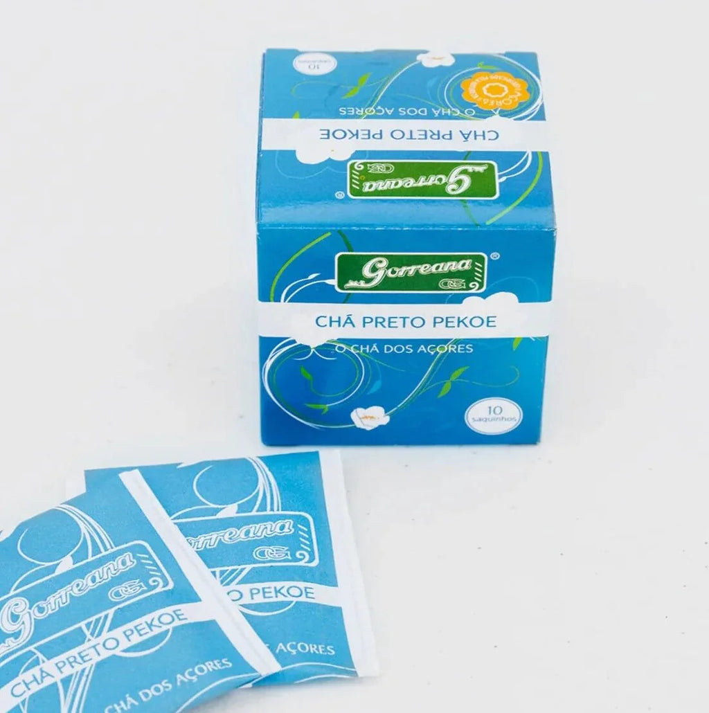 100% Organic Black Tea, Azores Gorreana Pekoe Rich Aromatic Box of 10 Teabags
