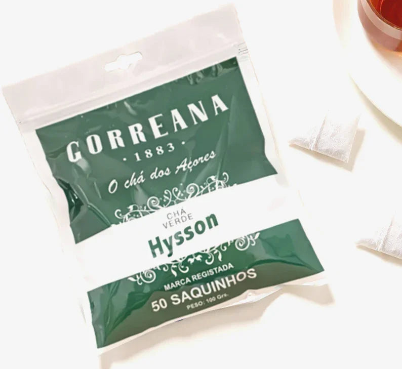 Gorreana Green Tea 50 Tea Bags 100g Economic Pack from the Azores - Fresh & Rich