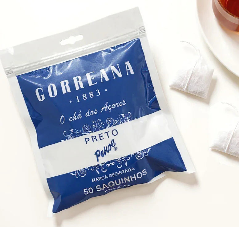 Gorreana Black Tea 50 Tea Bags 100g Economic Pack from the Azores Rich & Smooth