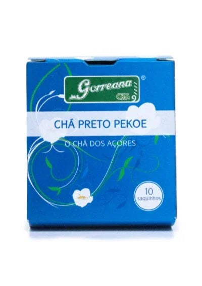 100% Organic Black Tea, Azores Gorreana Pekoe Rich Aromatic Box of 10 Teabags