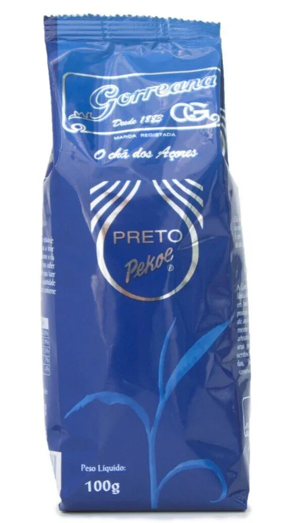 100g Premium Organic Black Tea, Azores Gorreana Pekoe Loose Leaf - Rich Aromatic