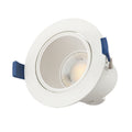 Downlight LED Ajustável Embutido 8W 750Lm CCT 3000-6500ºK (Tom de Luz Regulável) 60º IP20 [SE-SCL309B-8W-W-CCT]