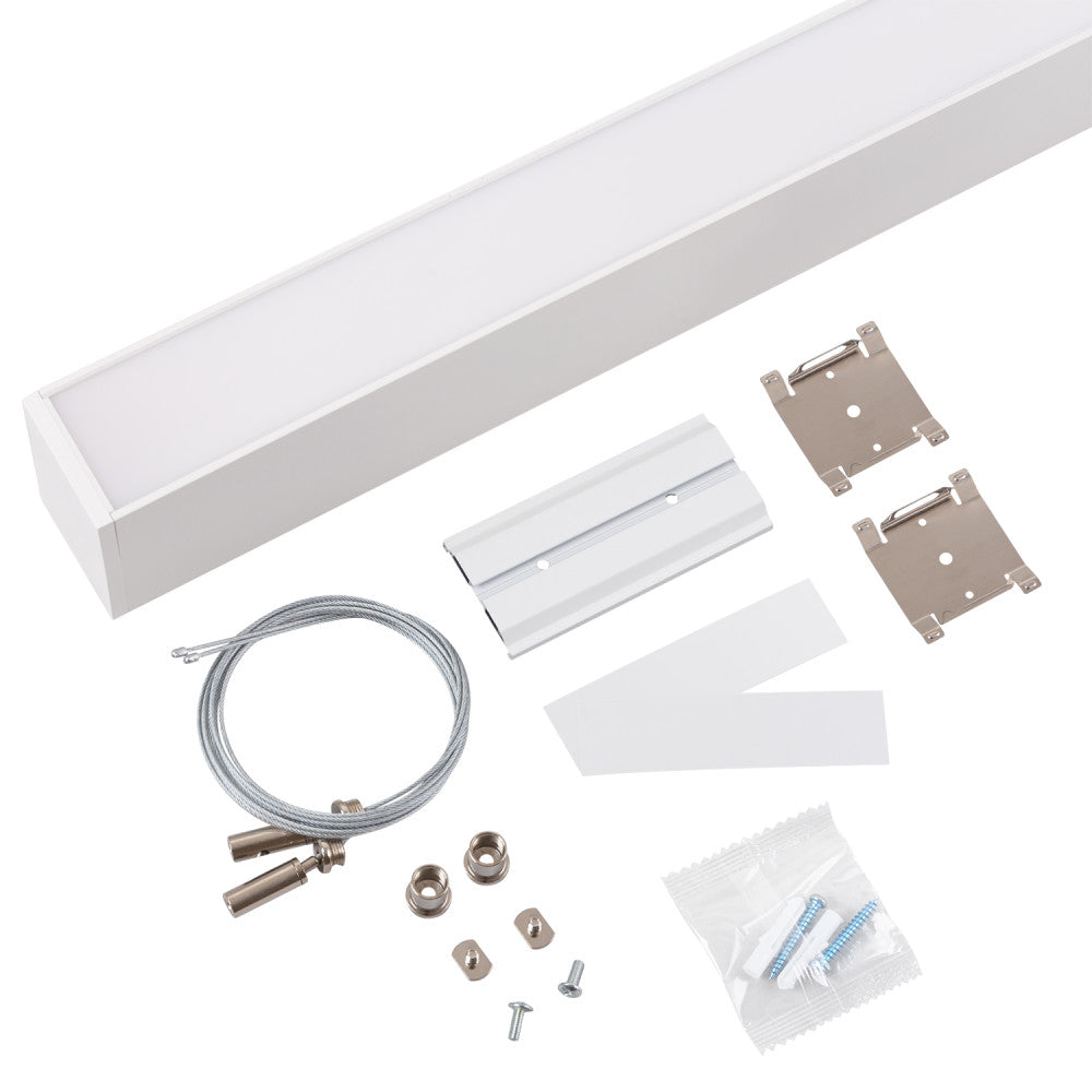 Luminária Linear LED 30W 3.000Lm 120Cm CCT (Tom de Luz Regulável) Lifud Driver