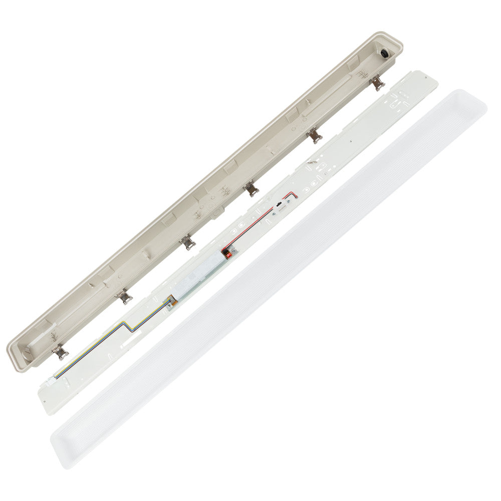 Equipamento LED Impermeável de 40W com 4800Lm IP65 CCT (Tom de Luz Regulável) 3000-6500ºK 110º Regulável Tridónico Sem Cintilaçã