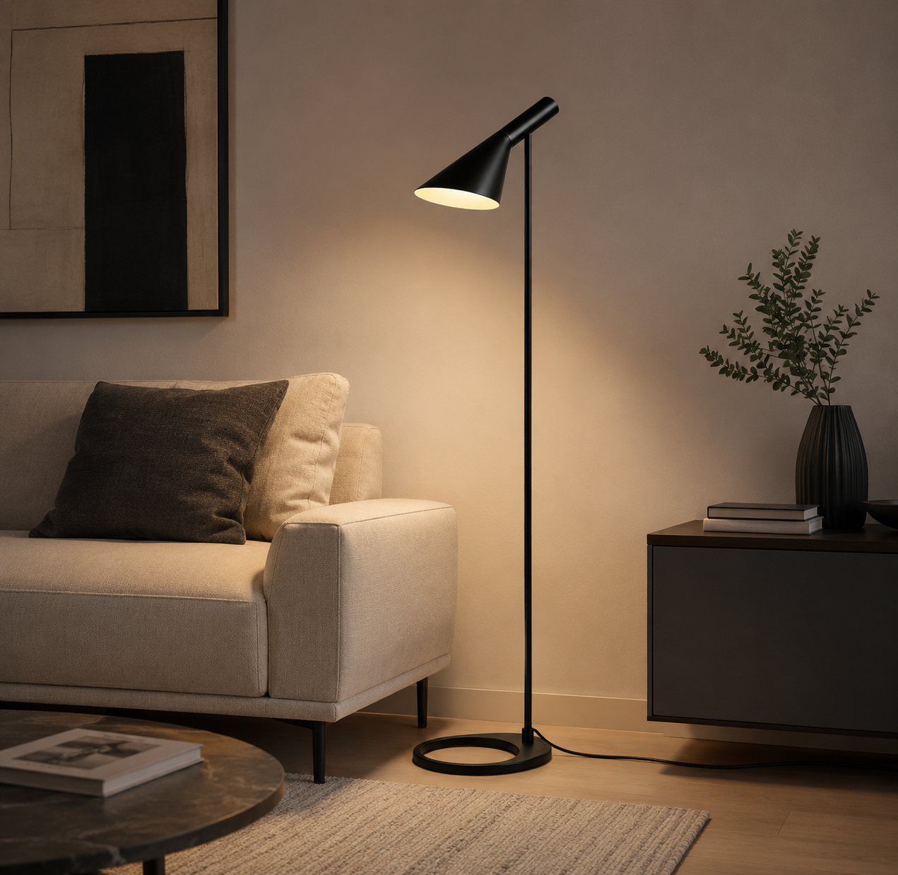 Luminária de chão de design "Aurora"