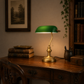 Luminária de mesa vintage "Banker"