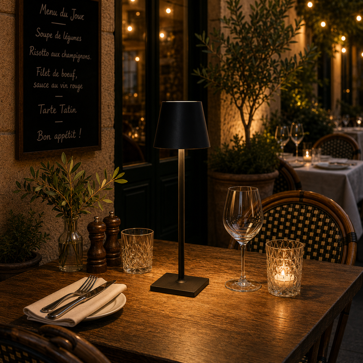 Luminária de mesa portátil LED sensível ao toque "Raina" 1,5W