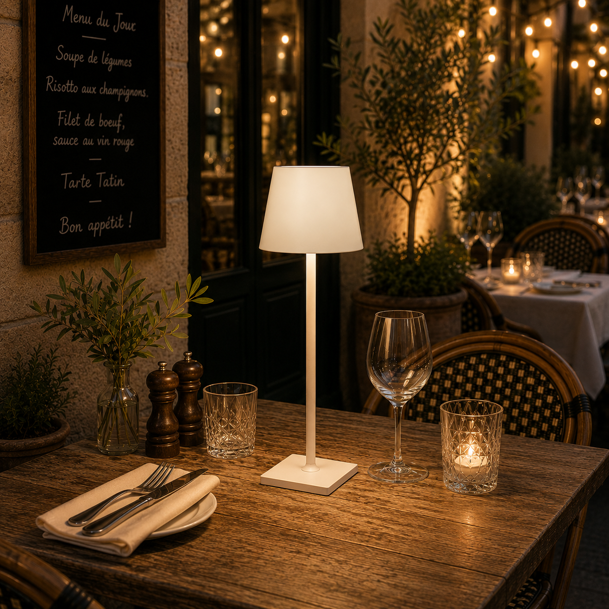 Luminária de mesa portátil LED sensível ao toque "Raina" 1,5W
