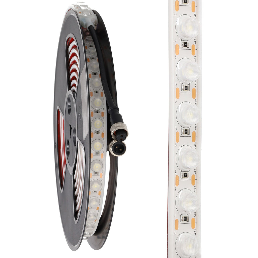 Arandela de pared LED flexible 18W 24VDC 42LEDs/M SMD2835 1260Lm/M IP65 6000ºK 5 metros
