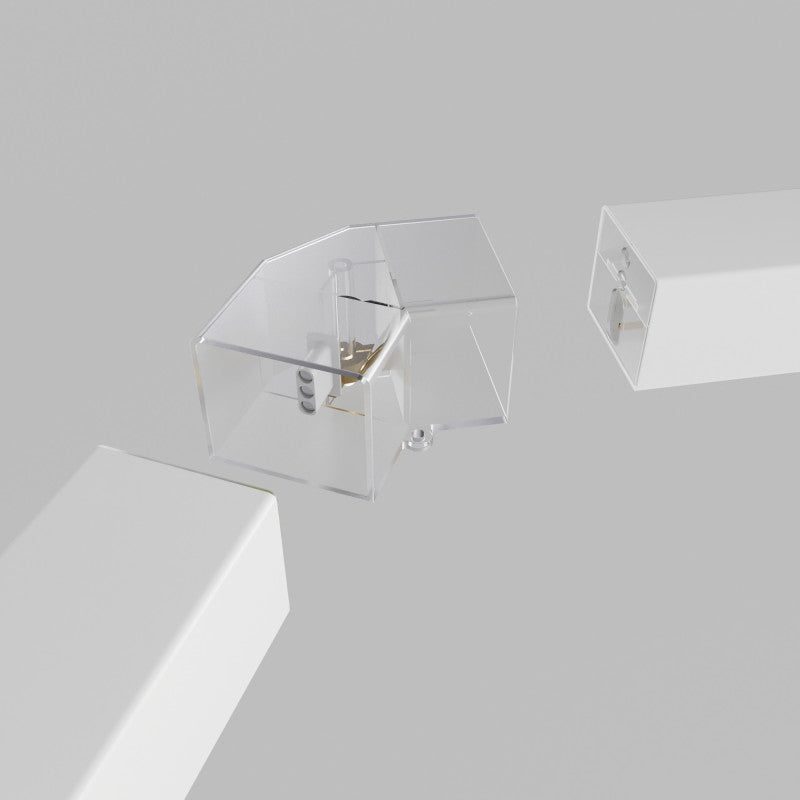 Conector em V para estrutura alveolar