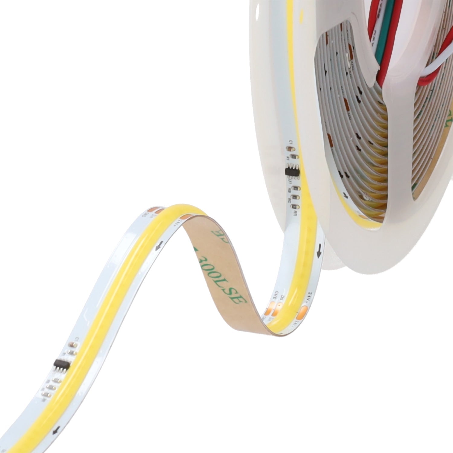 Cinta de LED Digital COB IC 2811 12W/M 24VCC IP20 6.000ºK Rollo 5M