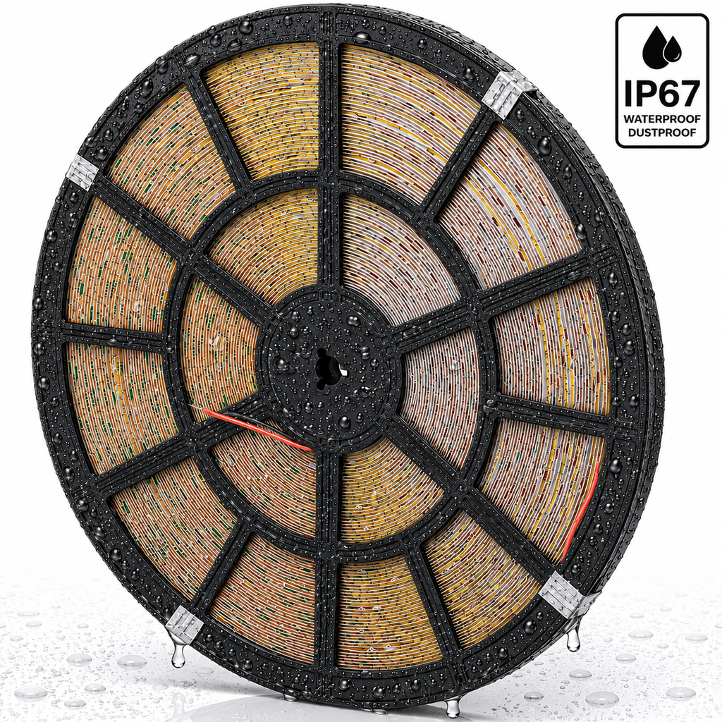 Fita LED COB 50M 12W/M 700Lm/M 6000K IP67 24VDC
