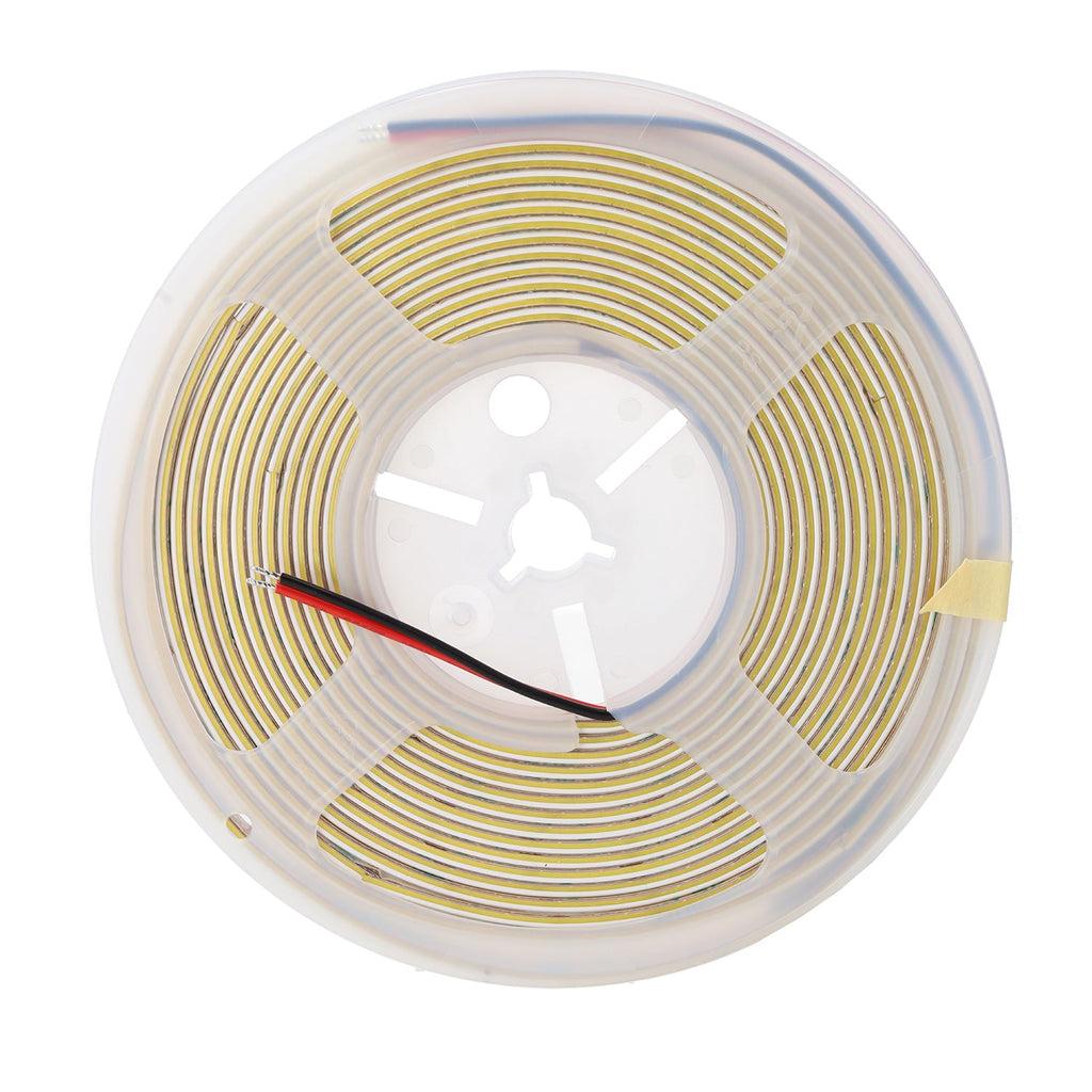 Tira LED flexible – iluminación lateral, 10W/m, 24VDC, COB, 480 LED/m, 1200 lm/m, IP20, 6000K, 5 metros