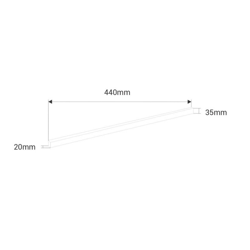 Lámpara LED Hexagonal - 6000K - 14 Hexágonos + Rectángulo 5m