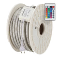 Fita de LED flexível 14,4W/M 220VAC 60 LEDs/M SMD5050 IP65 RGB 50 metros