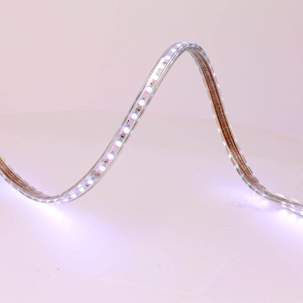 Fita de LED flexível 14,4W/M 220VAC 60 LEDs/M SMD5050 IP65 RGB 50 metros
