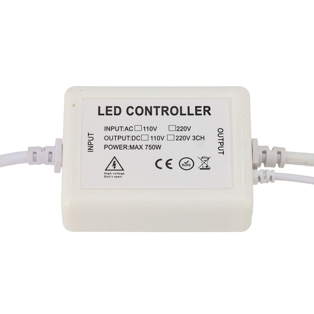 Fita de LED flexível 14,4W/M 220VAC 60 LEDs/M SMD5050 IP65 RGB 50 metros