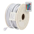 Tira de LED flexible 12W/m 230VCA 80 LEDs/m SMD3535 22lm/LED IP65 50 metros RGB