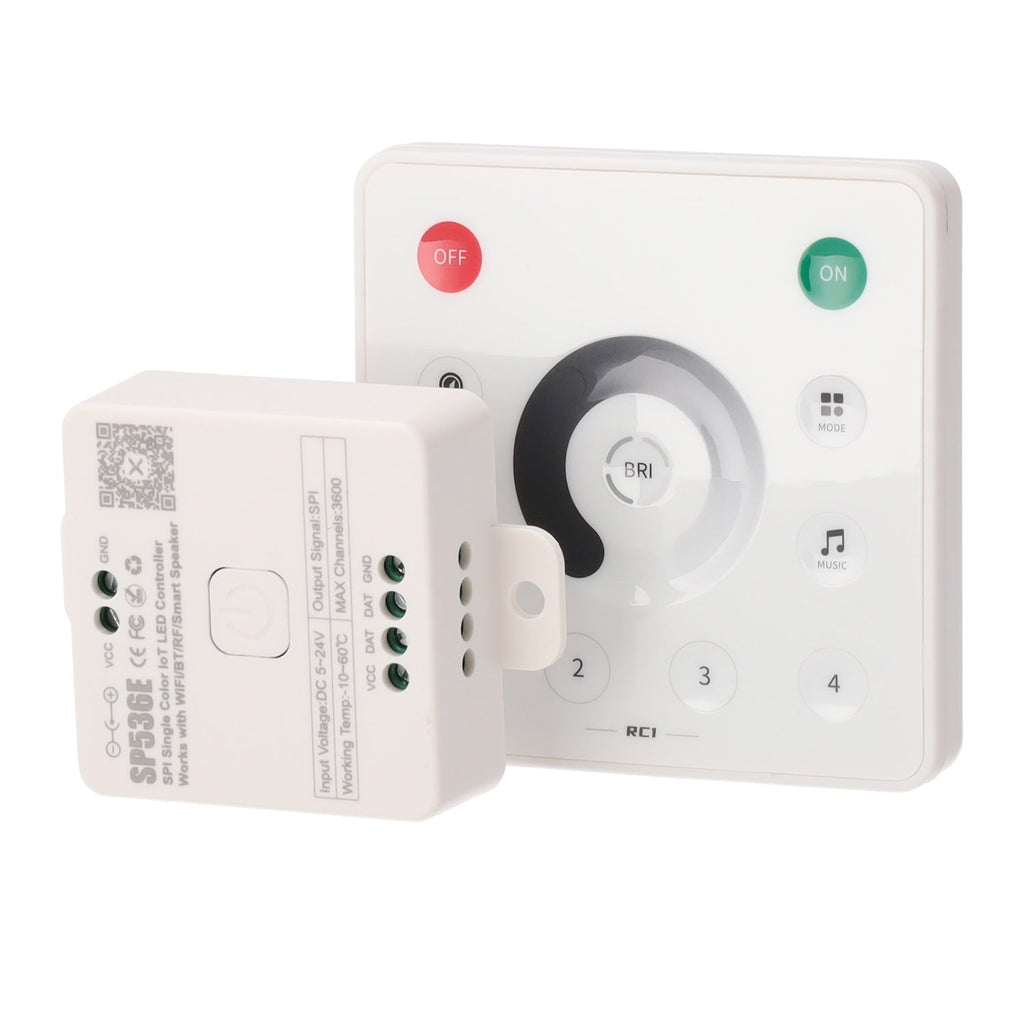 Controlador para aplicativo digital de fita LED COB + controle remoto